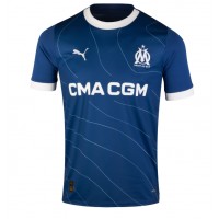 Camiseta Olympique de Marseille Aubameyang #10 Segunda Equipación Replica 2023-24 mangas cortas